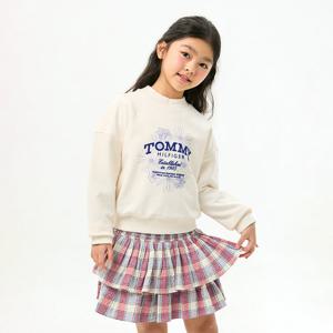 [공식][타미힐피거] 플록 플라워 크루넥 스웨트셔츠 (T42G0KKO340GT1YBH)