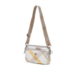 닥스 골프 여성 26SS ONLINE EXCLUSIVE 옐로우 빅체크 자가드 마이크로백 DNGF6E901Y2