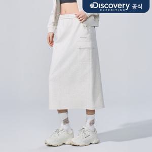 [디스커버리] 여성 테크 니트 트레이닝 카고 스커트 (M/IVORY) DWTP4A061-IVM