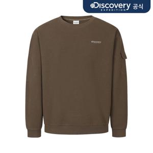 [디스커버리] 남성 소매포켓 맨투맨 (Brown) DMMT35061-DWS