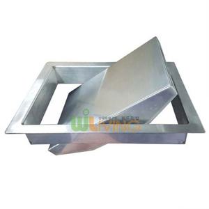 스텐 사각뱅뱅이뚜껑(매립형) 230x150 WL-4000 스텐 사각 뱅뱅이 용기 업소용 식당용 식자재용 보관용기 밀폐용기 반찬통