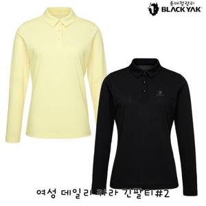 블랙야크 여성 간절기 등산티셔츠 여성 데일리 카라 긴팔티 1BYKTSV501
