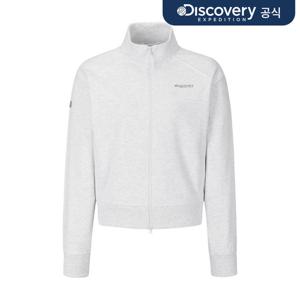 [디스커버리] 여성 에센셜 니트 트레이닝 하이넥 자켓 (M/GREY) DWTR49061-MGL