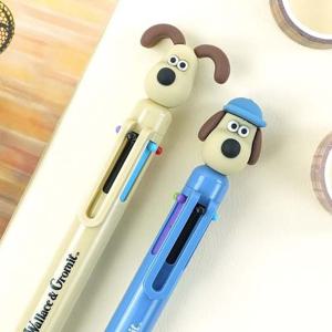 문구 월레스와 그로밋 피규어 6색 볼펜 20EA