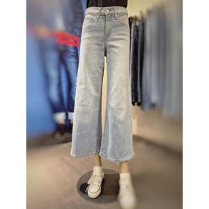 [리바이스]   여성 318 쉐이핑 와이드 레그진 연청 001PZ-0004