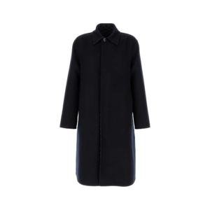 26SS 구찌 네이비 블루 울 blend 코트 846632ZASZE4355 TP570676373