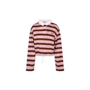 프라다 크롭 스트라이프 폴로 셔츠 39661SOOO189P F05AB TP972594953