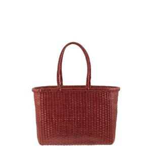 26SS 드래곤디퓨전 WEAVE   Braided 레더 백 L 8805POPPYRED TP571030996