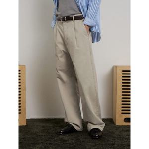 [빈폴멘] 헤리티지클럽 턱 와이드 치노 팬츠 베이지 (BC6221C15A)