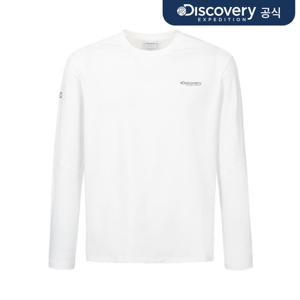 [디스커버리] 남성 기능성 라운드 긴팔티셔츠 (WHITE) DMRL33061-WHS