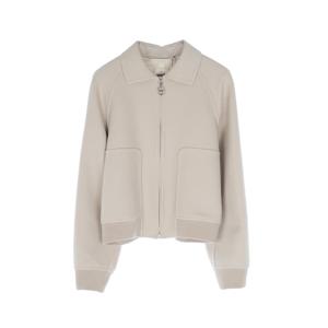 [엘러브] 새상품 에르메스 25FW 샹달 컴포즈 집업 자켓 34 블랑사블르 6HA0156