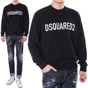 디스퀘어드 로고프린트 맨투맨/74GU0663 S25538 900