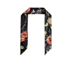 26SS 알렉산더 맥퀸 실크 스카프 with floral motif 8585303001Q1078 TP571134956