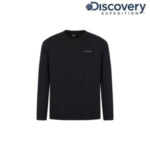 [디스커버리] 남성 기능성 라운드 긴팔티셔츠 DMRL33061-BKS