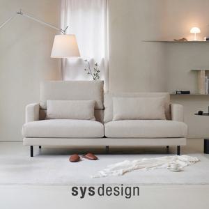 [NEW][시스디자인] 누보 리프트 기능 3인 패브릭 소파