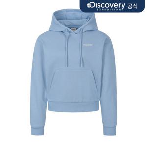 [디스커버리] 여성 스몰로고 후드티셔츠 (BLUE) DWHD44061-BLS