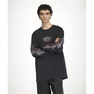 아디다스 ADIDAS 그래픽 롱 슬리브 티 - 블랙 KS6860 1533972