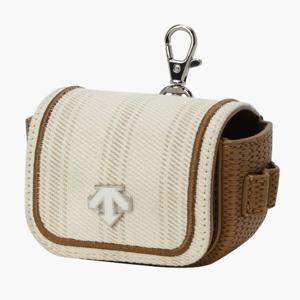 데상트골프파우치 VQA DR12WFBG25-BEGG 여성 2볼 케이스 / Beige