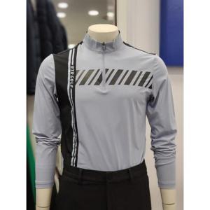 BTR골프 세이브존06 남성 봄 여름 냉감 긴팔 반집업 티셔츠 스틴 BVT4171M