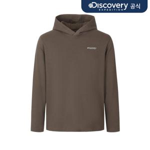 [디스커버리] 남성 후드형 긴팔티셔츠 (Brown) DMRL39061-DWS