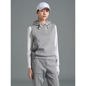 [빈폴골프]여성 저지 후드 베스트 - 그레이(BJ6242A043)