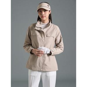 [빈폴골프]여성 하이넥 사파리 안감 점퍼 - 베이지(BJ6239A03A)