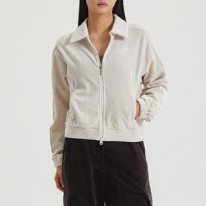 뉴발란스자켓 EQS NBMDF4W042-64 WOMEN 벨루아 골지 스탠넥 집업 (SEMI OVER FIT)