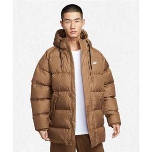 나이키 NIKE 스포츠웨어 클럽 써마 핏 파카 M - 모스우드 브라운 화이트 IB2974-235 2536923