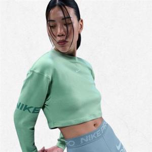 나이키 우먼스 프로 드라이 핏 루즈 프렌치 테리 크루 HV3592-353 2529207