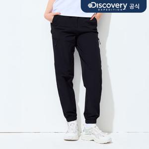 [디스커버리] 여성 테이퍼드 카고조거팬츠 (BLACK) DWPT32051-BKS