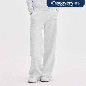 [디스커버리] 니트 에센셜 여성 트레이닝 세미와이드 팬츠 (M/GREY) DWTP42051-MGL