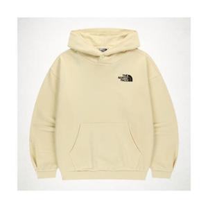 노스페이스 NM5PR52L 화이트라벨 로고 후드 풀오버 EGG YELLOW 1693559