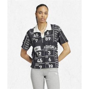 아디다스 ADIDAS (x크세니아)그래픽 타월 폴로 셔츠 - 블랙 IW5667 2396533