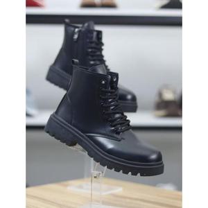 바이로쏘 세이브존06 베이직 레이스업 집업 몰드솔 4cm 워커 부츠 (BY)26W129J67