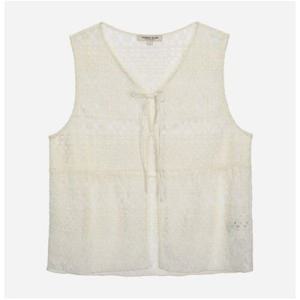 써스데이아일랜드 오픈형 레이스 베스트 (T256MVT175W) 352665