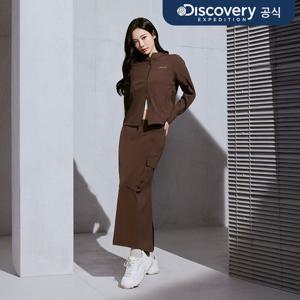 [디스커버리] 프레시벤트 여성 파라슈트 카고스커트 (D/BROWN) DWSK91063-BRD