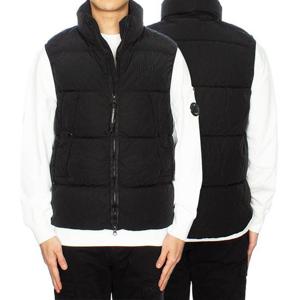 CP컴퍼니 25FW 로고 크롬R 패딩 다운 베스트 19CMVE149A 005904G 999