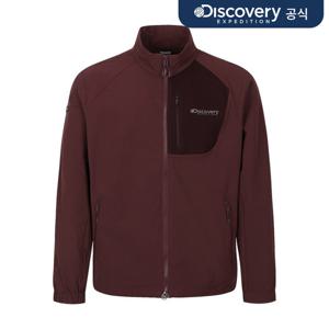 [디스커버리] 남성 아웃도어 우븐 하이넥 트레이닝 자켓 (D/WINE) DMTR51051-WID