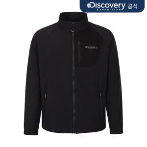 [디스커버리] 남성 아웃도어 우븐 하이넥 트레이닝 자켓 (BLACK) DMTR51051-BKS