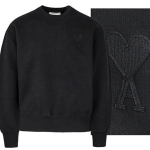 아미 빅 하트 로고 맨투맨 A21HJ028 747 001