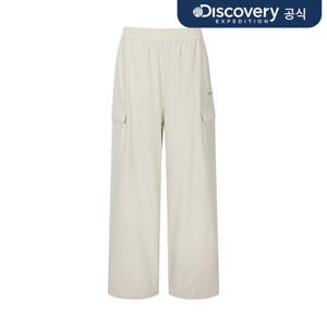 [디스커버리] 여성 스트레치 우븐 트레이닝 세미와이드 카고 팬츠 (D/IVORY) DWTP43061-IVD