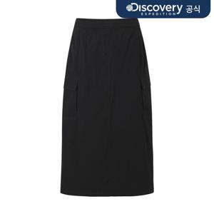 [디스커버리] 프레시벤트 여성 파라슈트 카고스커트 (BLACK) DWSK91063-BKS