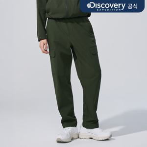 [디스커버리] 남성 프레보나 우븐 트레이닝 루즈 테이퍼드 카고 팬츠 (D/KHAKI) DMTP33061-KAD