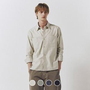 [지오다노]남성 루즈핏 코튼 트윌 아우터 타입 셔츠 046506/01046506