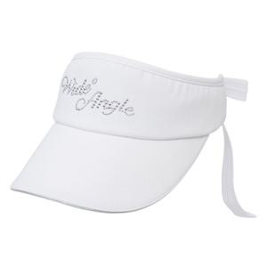 [와이드앵글]여성 CO 글림 리본 바이저 WWP26C03W2