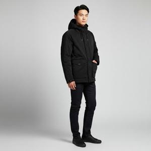 CP컴퍼니 렌즈와펜 미디움 마이크로 케이 후드 패딩 남성 자켓 19CMOW189A 110089G 999