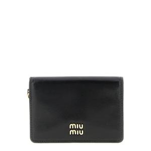미우미우 명함지갑 5MC1032IGAF0002 BLACK DOM