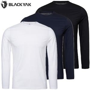 [블랙야크] 블랙야크 남성 여름 등산 아웃도어 긴팔티셔츠 아이스 라운드 베이스레이어1 1BYETMV003 1BYETMV003