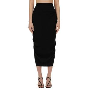 드리스 반 노튼 미디 스커트 010807 8314900 Black