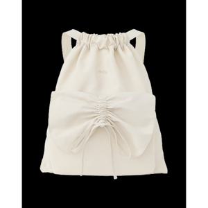 [널디] 리본 셔링 드로우색 PNES26BG04 RIBBON SHIRRING DRAW SACK